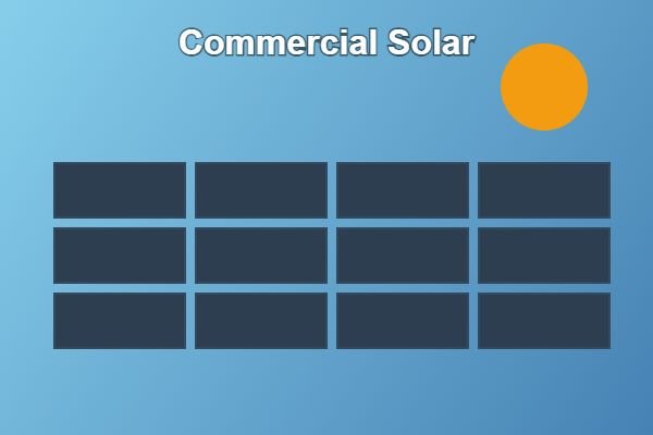 Commercial solar project